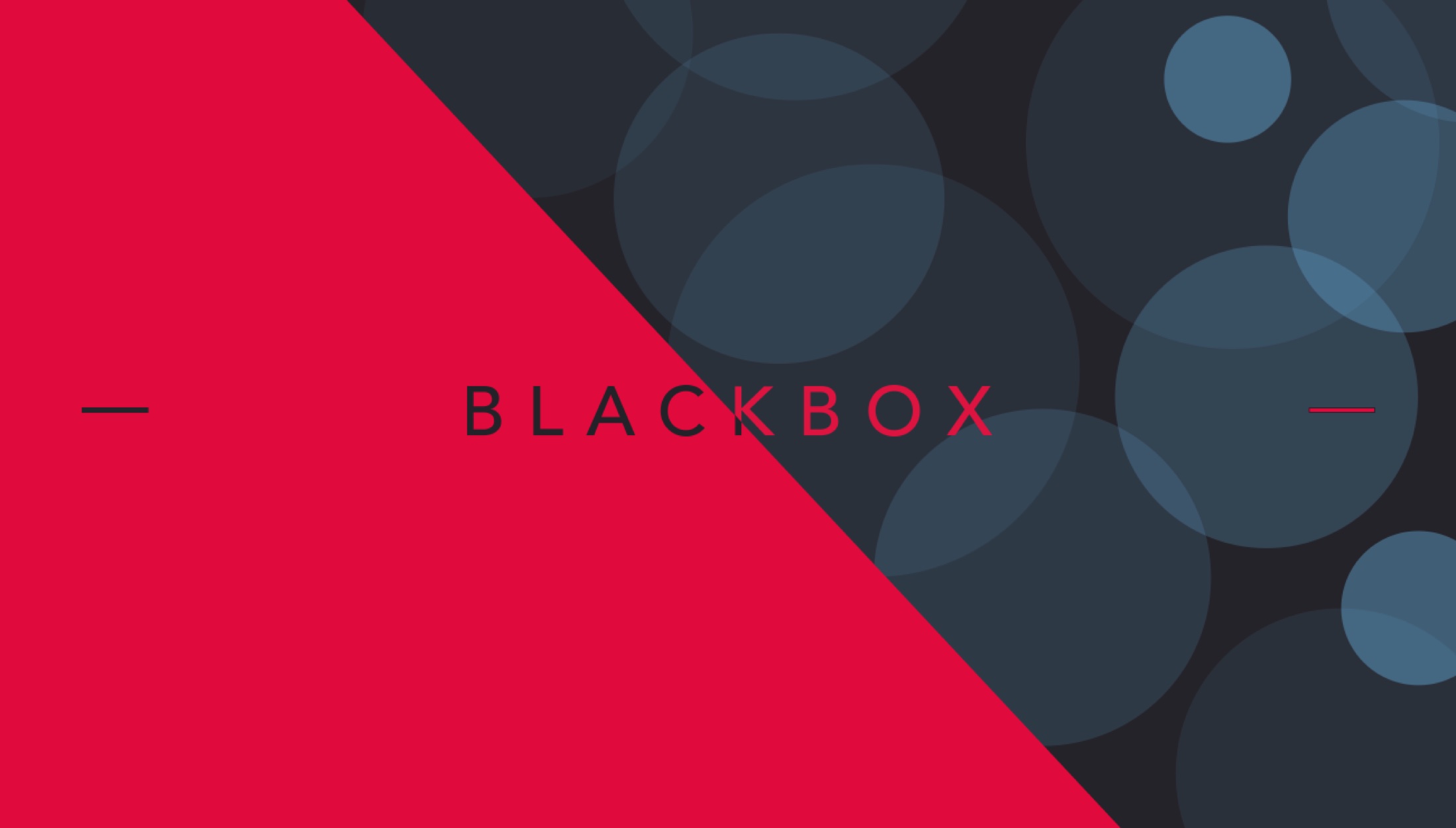Official Blackbox for Vision Pro key art