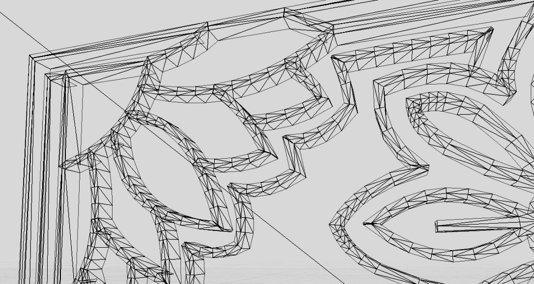 GLASS development images, from Apple Pencil drawing to the vector editor.: Vector Editor